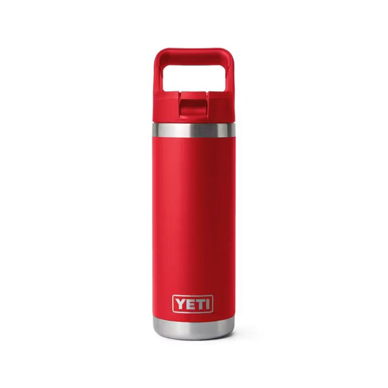 Термобутылка YETI Rambler C Straw Bottle 532 (18 oz) цв. Rescue Red фото 1