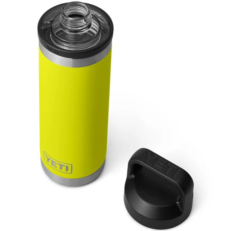 Термос YETI Rambler Bottle Chug Cap 532 (18 oz) цв. Firefly Yellow фото 3