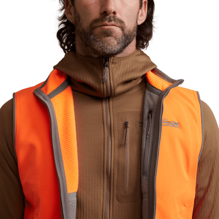 Жилет SITKA Alpha Fleece Vest цвет Blaze Orange фото 3