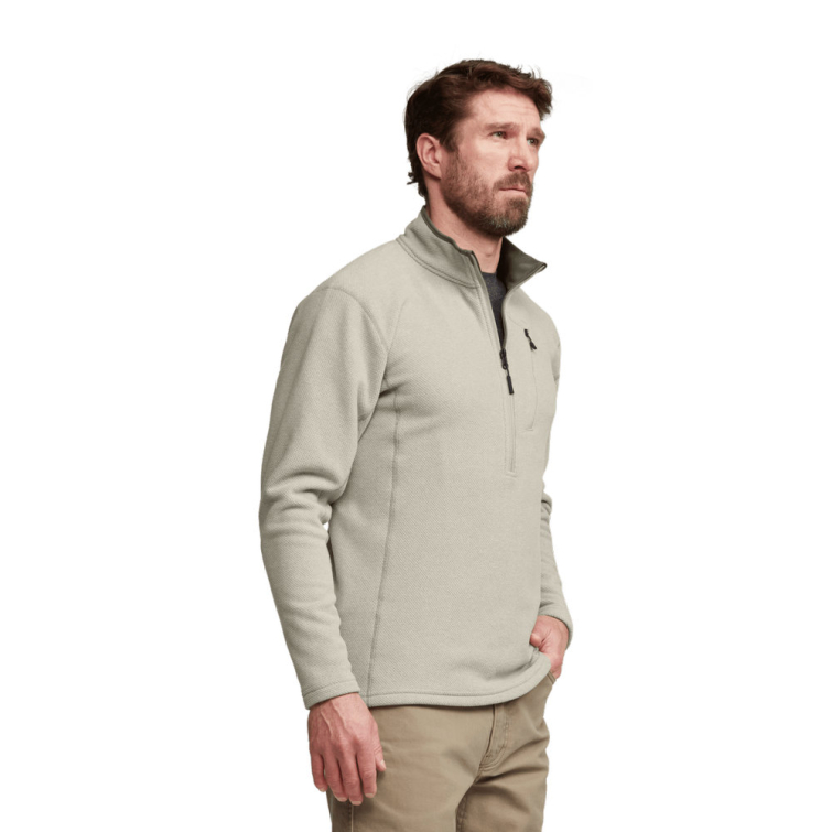 Толстовка SITKA Snowcrest Half-Zip Fleece Pullover цвет Oak Heather фото 5
