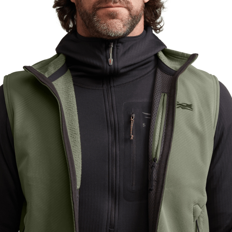 Жилет SITKA Alpha Fleece Vest цвет Olive Green фото 3
