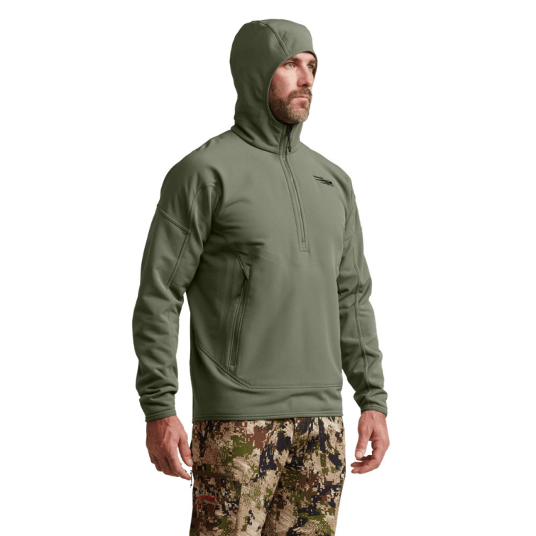 Толстовка SITKA Alpha Fleece Hoodie цвет Olive Green фото 7