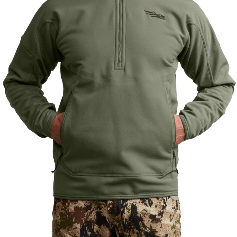 Толстовка SITKA Alpha Fleece Hoodie цвет Olive Green фото 2