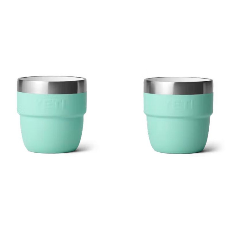 Набор кружек YETI Rambler Espresso Stackable Cup (2 шт.) 120 (4 oz) цв. Seafoam фото 3