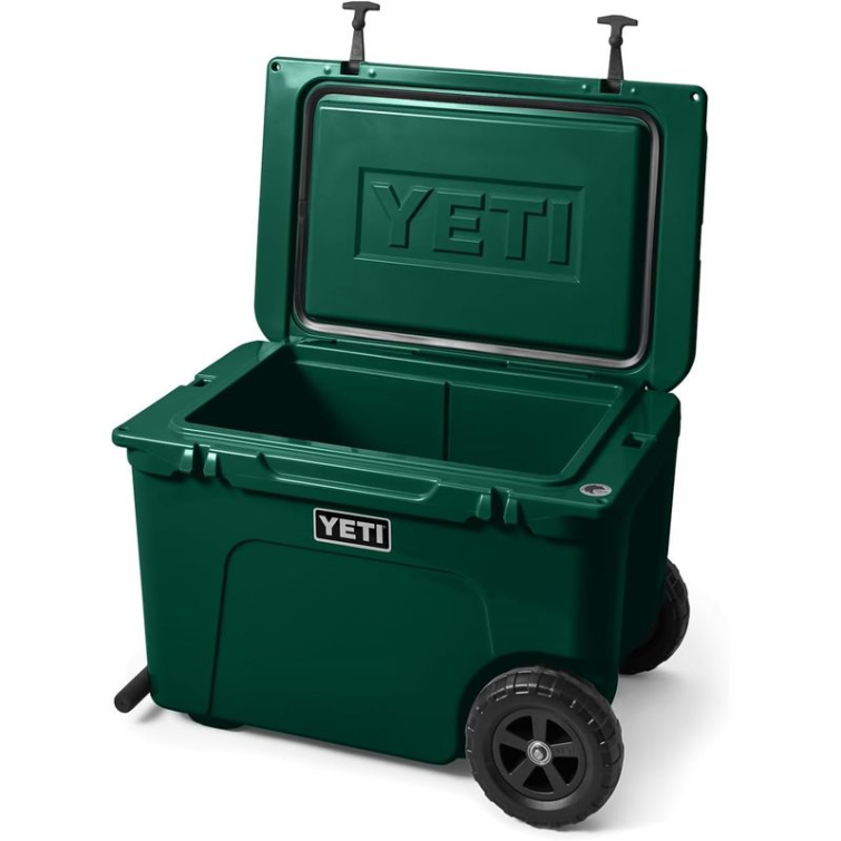 Контейнер изотермический YETI Tundra Haul Wheeled Cool Box цвет Black Forest Green фото 3