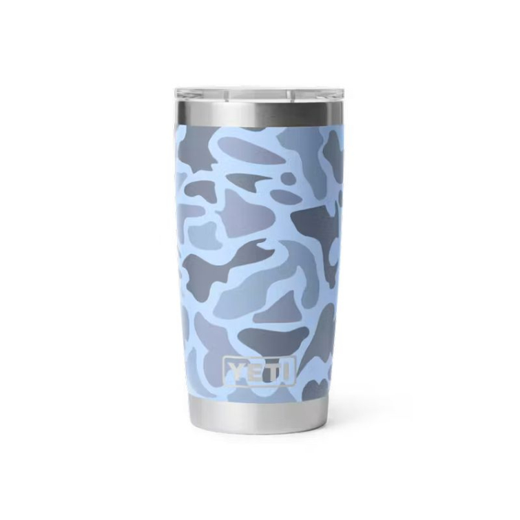 Термокружка YETI Rambler Tumbler w/Magslider 591 (20 oz) цв. Blue Camo фото 1