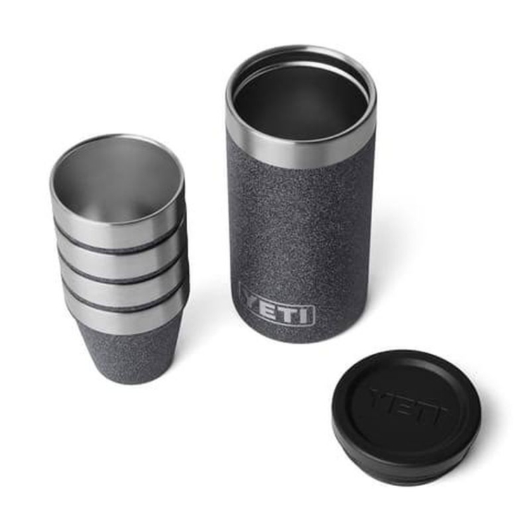 Набор рюмок YETI Shot Glasses & Case цв. Black Stone фото 2