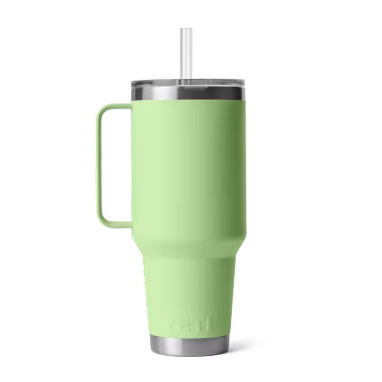 Термокружка YETI Rambler Straw Mug 1242 (42 oz) цв. Key Lime фото 3