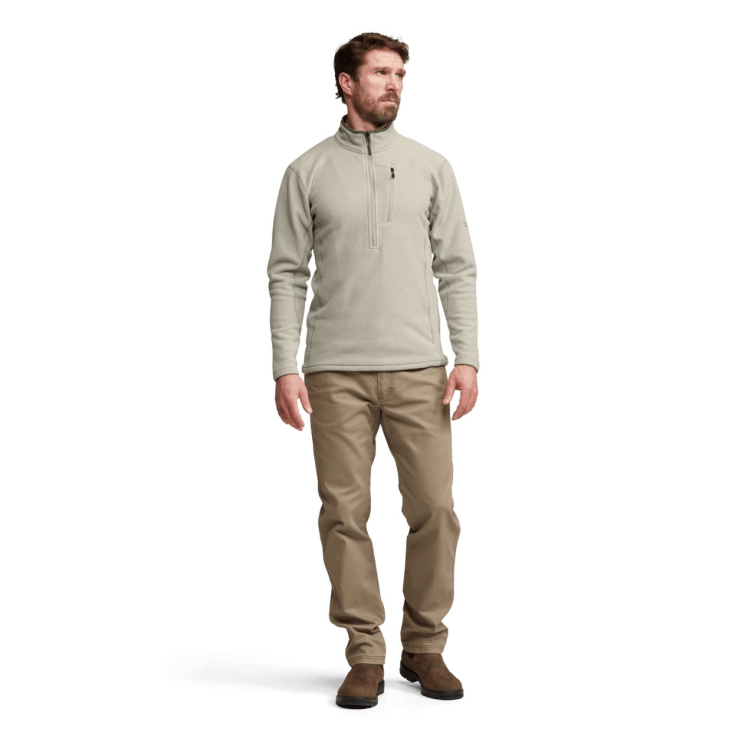 Толстовка SITKA Snowcrest Half-Zip Fleece Pullover цвет Oak Heather фото 8
