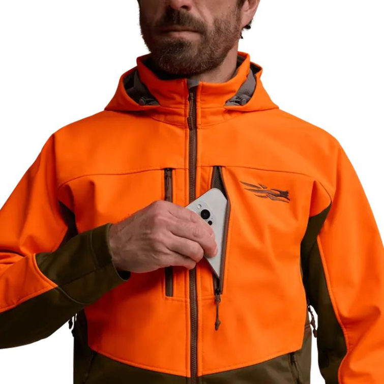 Куртка SITKA Jetstream Jacket New цвет Blaze Orange / Mud фото 4