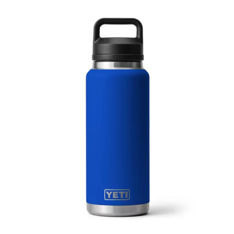 Термос YETI Rambler Bottle Chug Cap 1065 (36 oz) цв. Royal Blue фото 1
