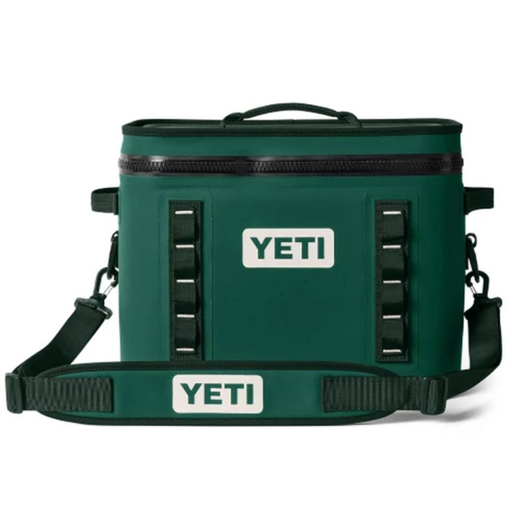 Сумка изотермическая YETI Hopper Flip 18 Soft Cooler цвет Black Forest Green фото 1