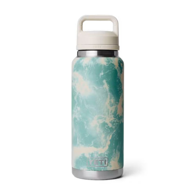 Термос YETI Rambler Bottle Chug Cap 1065 (36 oz) цв. Sea View фото 1