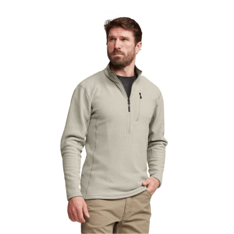 Толстовка SITKA Snowcrest Half-Zip Fleece Pullover цвет Oak Heather фото 6