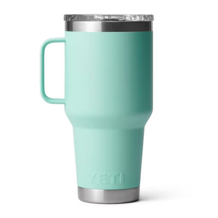 Термокружка YETI Rambler Travel Mug 887 (30 oz) цв. Seafoam фото 3