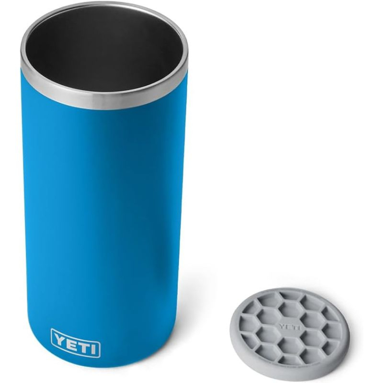 Термос YETI Rambler Wine Chiller для бутылки 750 мл цв. Big Wave Blue фото 3