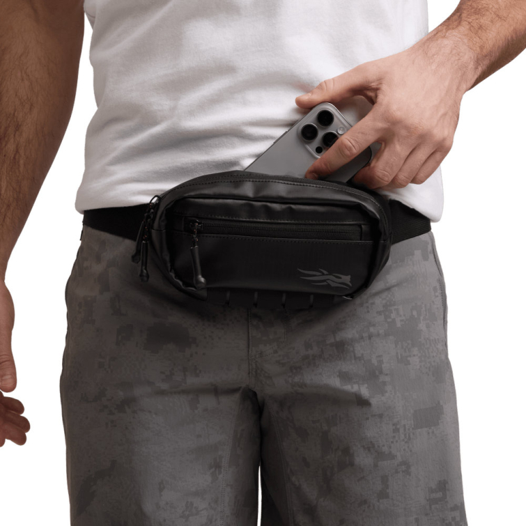 Сумка поясная SITKA Drifter Hip Pack 1L цвет Black фото 3