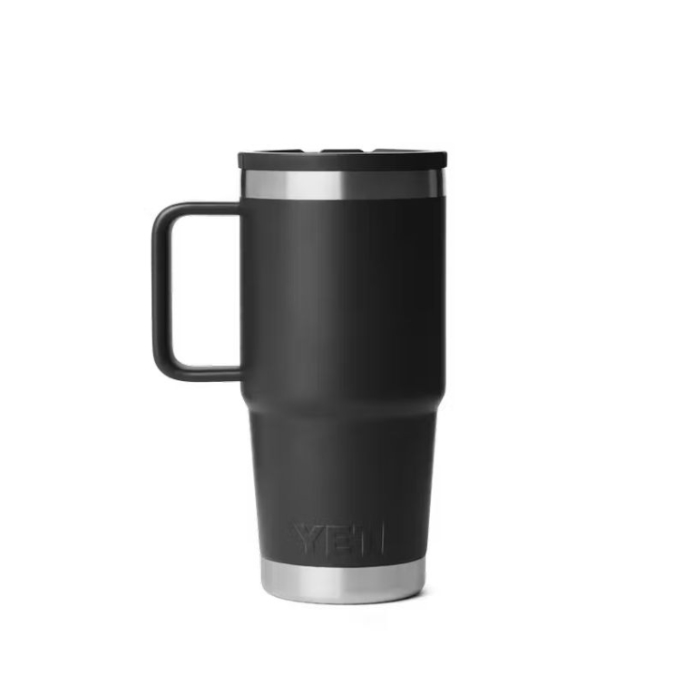 Термокружка YETI Rambler Travel Straw Mug 591 (20 oz) цв. Black фото 3