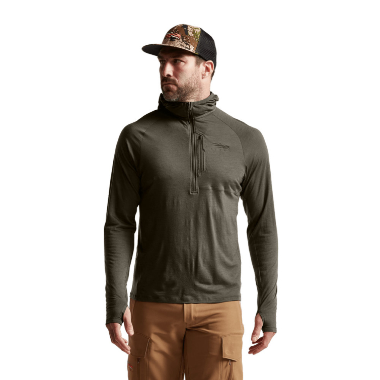 Термокофта SITKA Core Merino 120 Hoodie цвет Pyrite фото 7