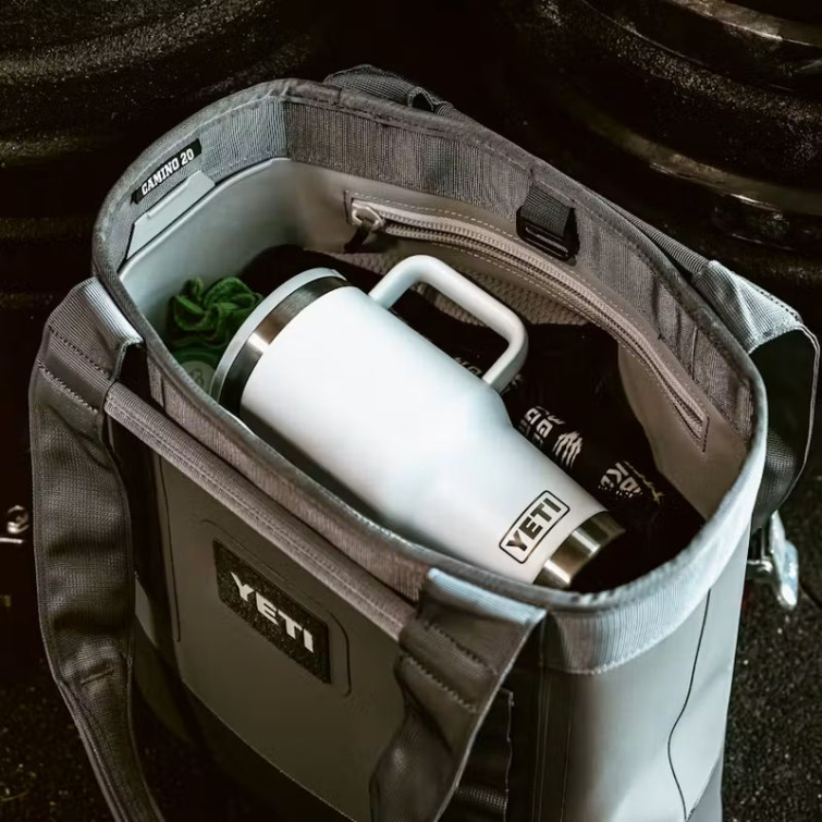 Термокружка YETI Rambler Travel Straw Mug 887 (30 oz) цв. Rescue Red фото 2