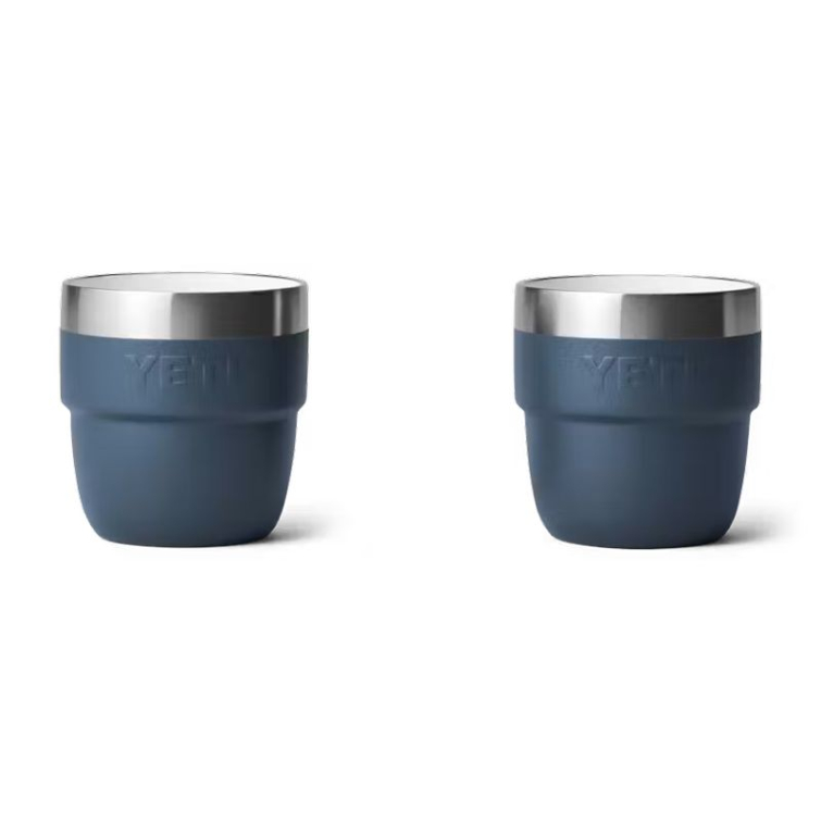 Набор кружек YETI Rambler Espresso Stackable Cup New (2 шт.) 120 (4 oz) цв. Navy фото 3