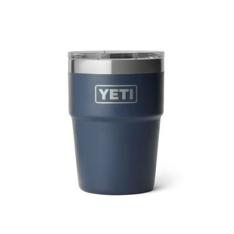 Термостакан YETI Rambler Stackable Cup w/Magslider Lid 475 (16 oz) цв. Navy фото 1