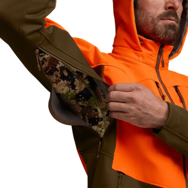 Куртка SITKA Jetstream Jacket New цвет Blaze Orange / Mud фото 2