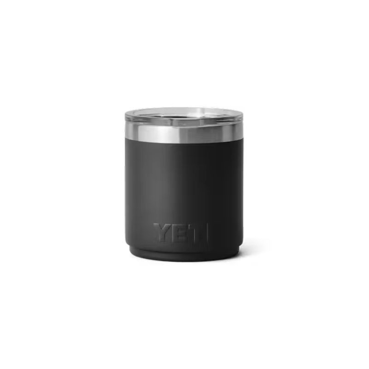 Термостакан YETI Rambler Stackable Lowball CL w/Magslider Lid 296 (10 oz) цв. Black фото 3