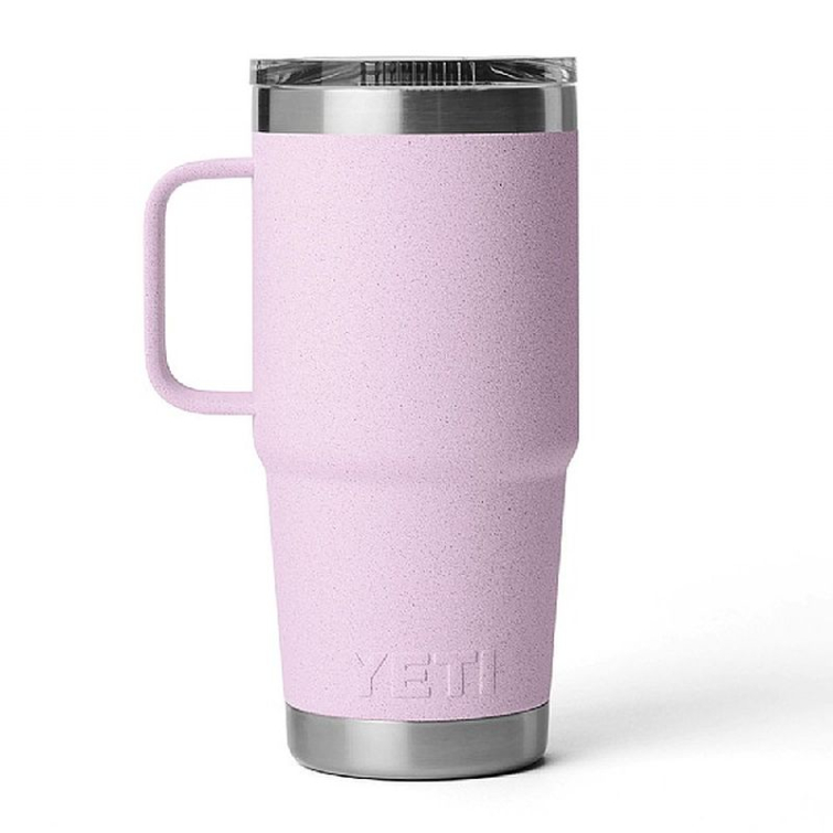 Термокружка YETI Rambler Travel Mug 591 (20 oz) цв. Cherry Blossom фото 3