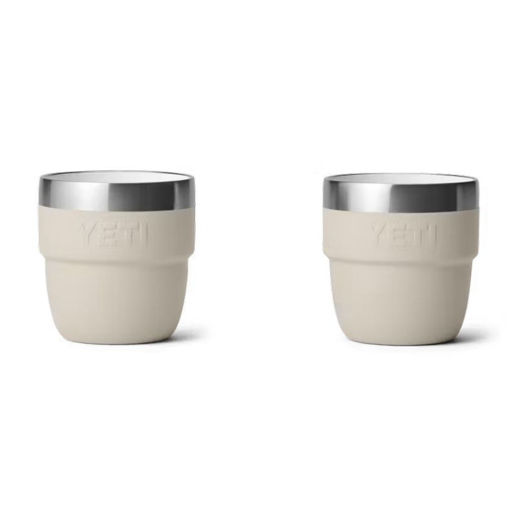 Набор кружек YETI Rambler Stackable Cup CL 120 (4 oz) цв. Cape Taupe фото 2