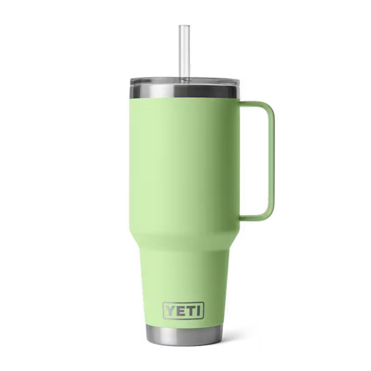 Термокружка YETI Rambler Straw Mug 1242 (42 oz) цв. Key Lime фото 1