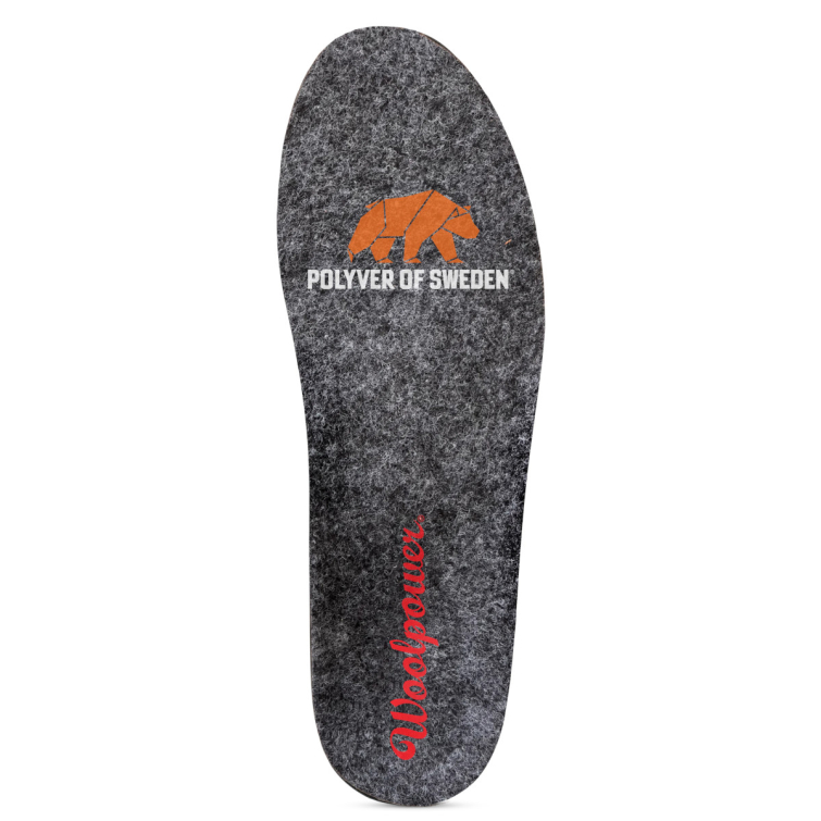 Стельки POLYVER Woolpower Insole Med цвет серый фото 1