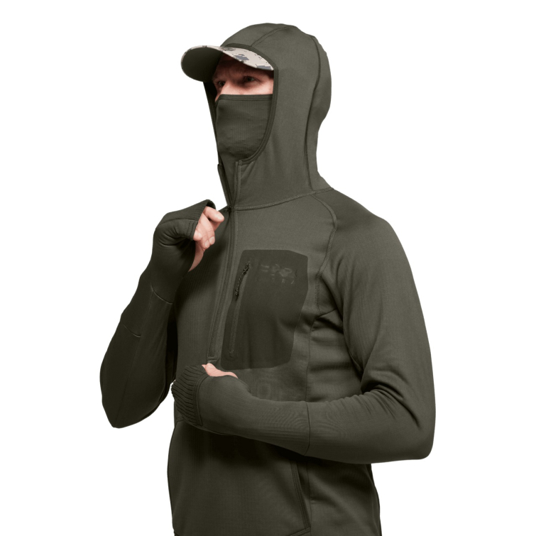 Толстовка SITKA Fanatic Hoody New цвет Deep Lichen фото 6