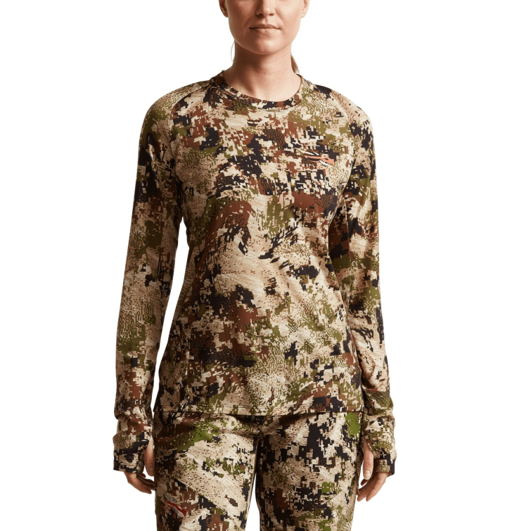 Термокофта SITKA WS Core Merino 120 LS Crew цвет Optifade Subalpine фото 5