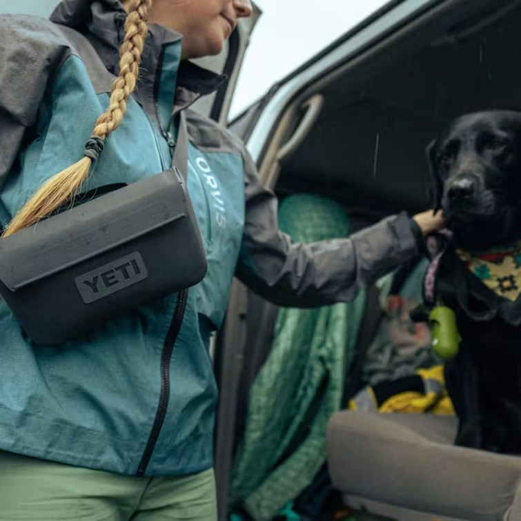 Гермосумка поясная YETI Side Kick Dry 1 л цвет Olive / Black фото 2