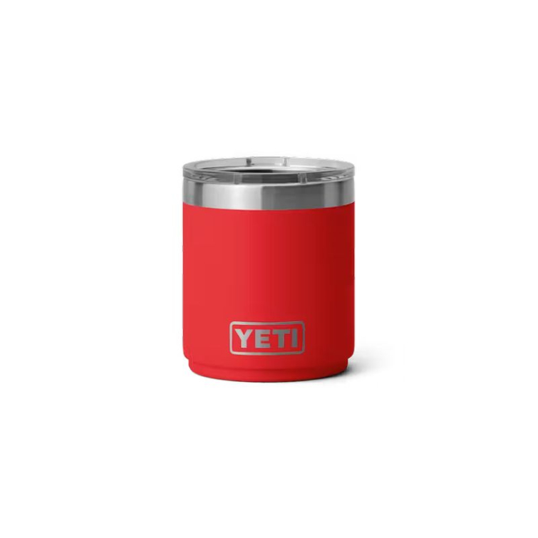 Термостакан YETI Rambler Stackable Lowball CL w/Magslider Lid 296 (10 oz) цв. Rescue Red фото 1