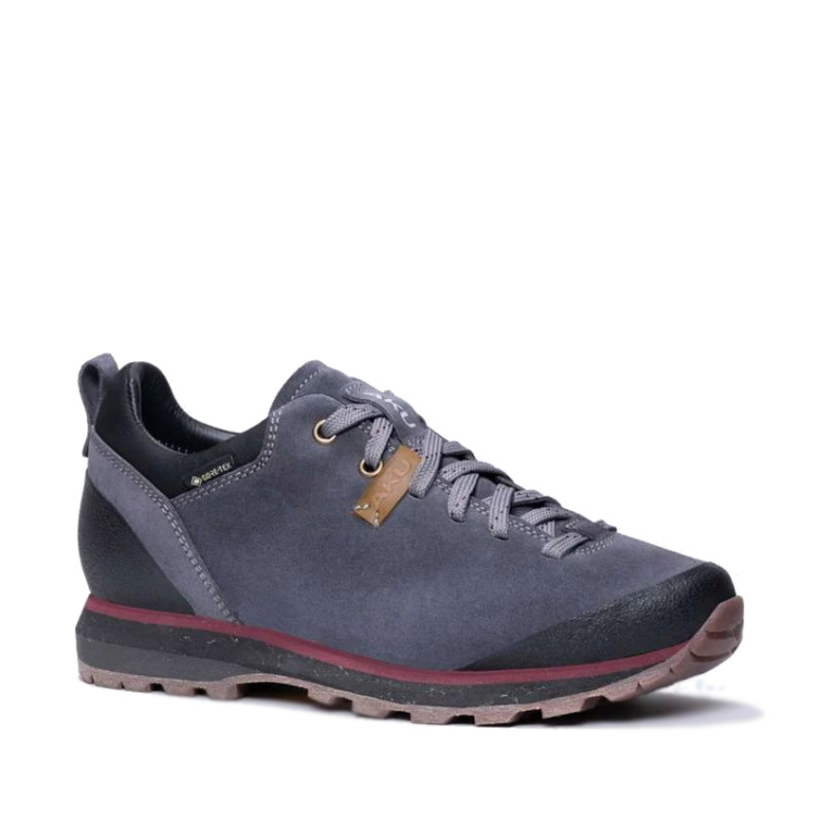 Кроссовки треккинговые AKU WS Bellamont IV Suede GTX цвет Anthracite / Bordeaux фото 1