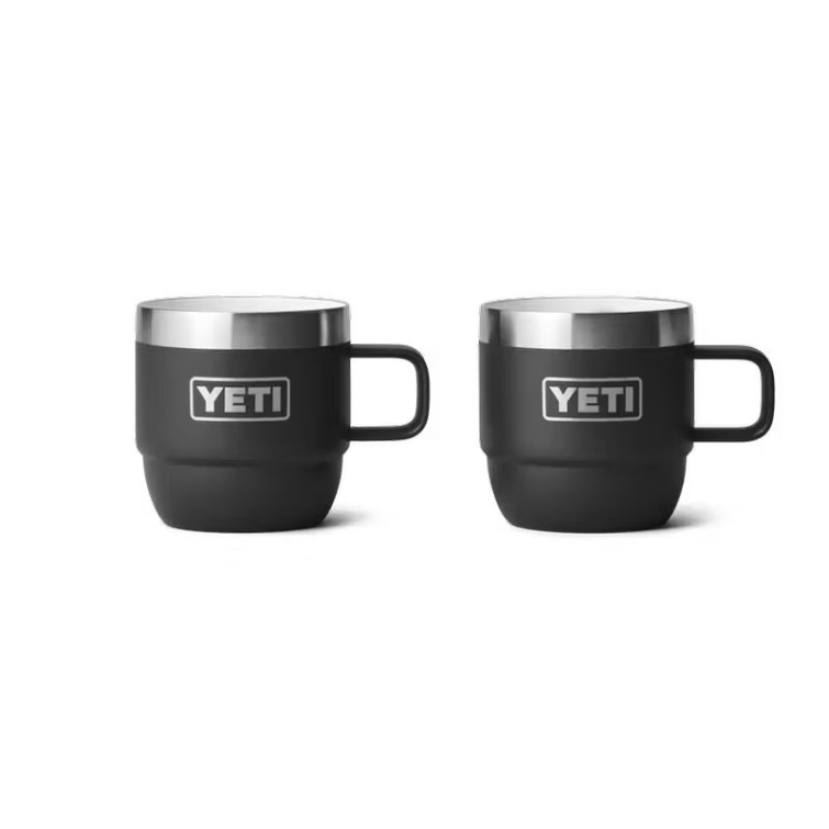 Набор кружек YETI Rambler Stackable Cup CL 180 (6 oz) цв. Black фото 1