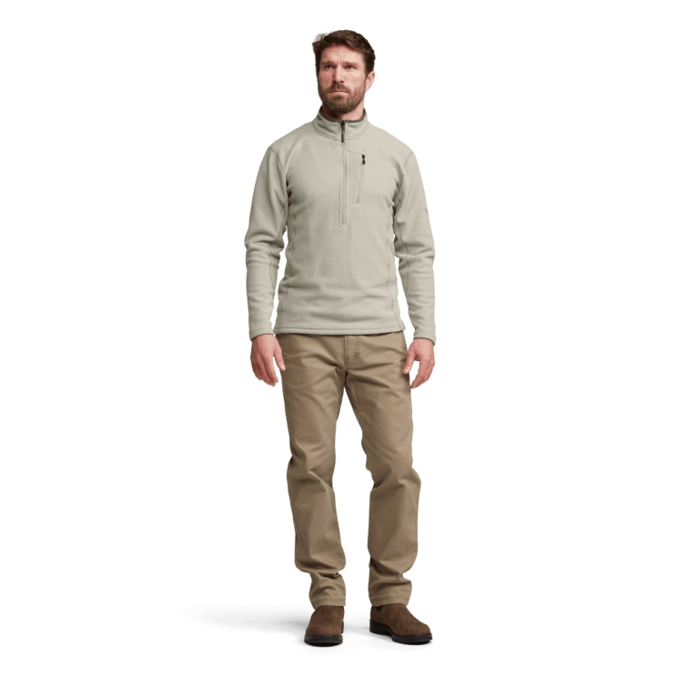 Толстовка SITKA Snowcrest Half-Zip Fleece Pullover цвет Oak Heather фото 9
