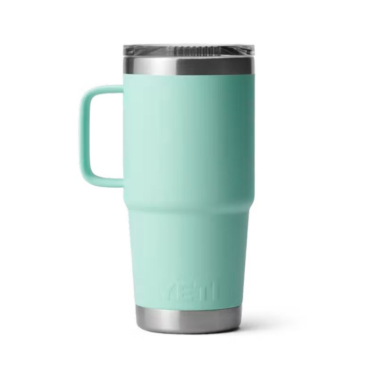 Термокружка YETI Rambler Travel Mug 591 (20 oz) цв. Seafoam фото 3