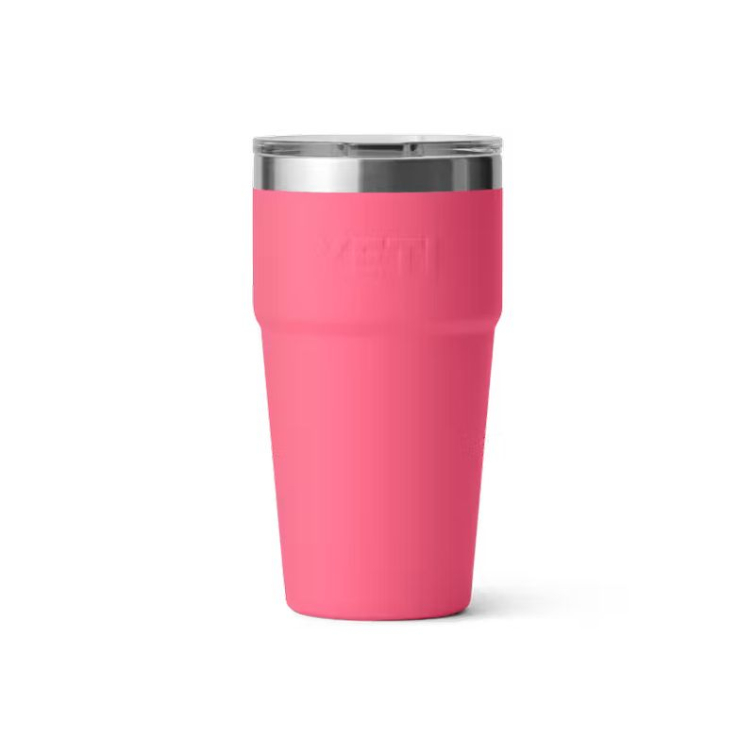 Термостакан YETI Rambler Stackable Cup w/Magslider Lid 591 (20 oz) цв. Tropical Pink фото 3