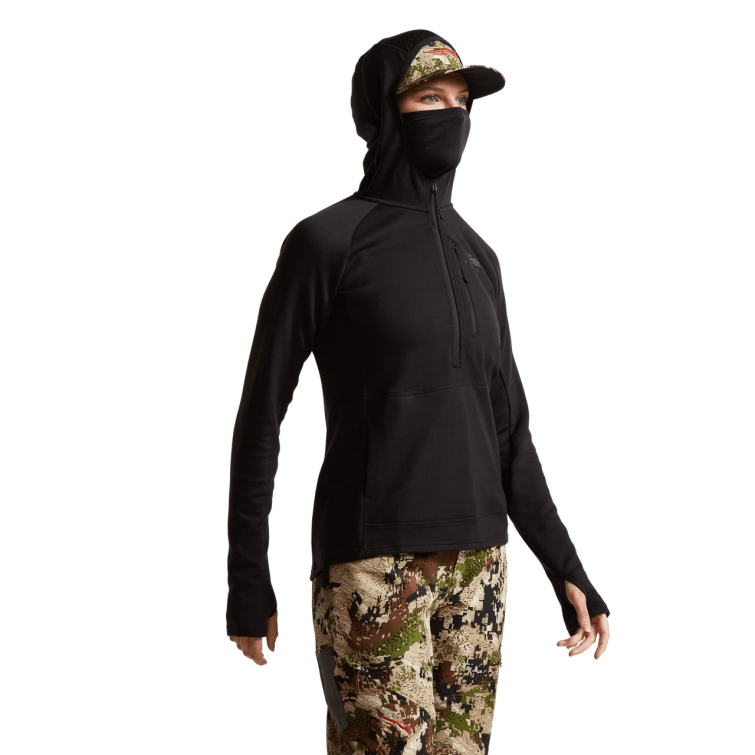 Термокофта SITKA WS Core Merino 330 Hoodie цвет Black фото 4