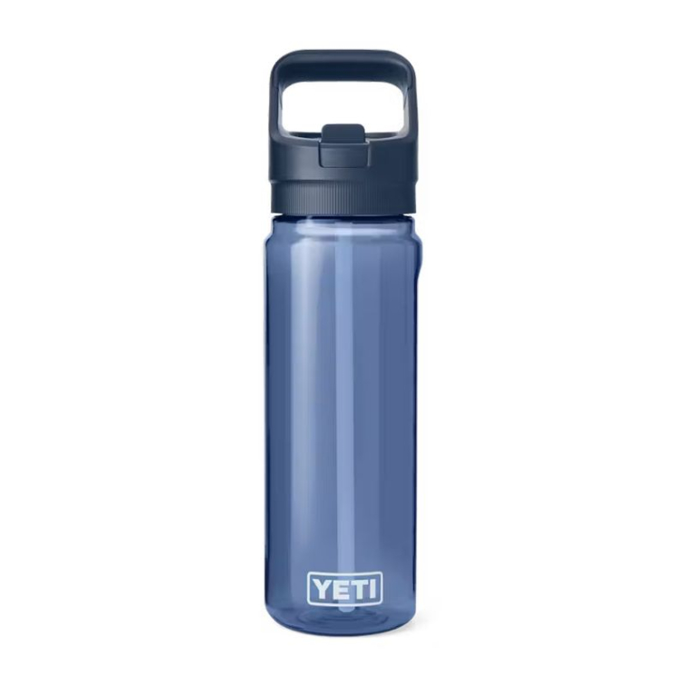 Бутылка YETI Yonder Straw Cap Bottle 750 (25 oz) цв. Navy фото 1