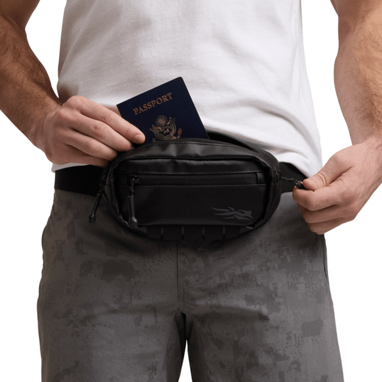 Сумка поясная SITKA Drifter Hip Pack 1L цвет Black фото 16