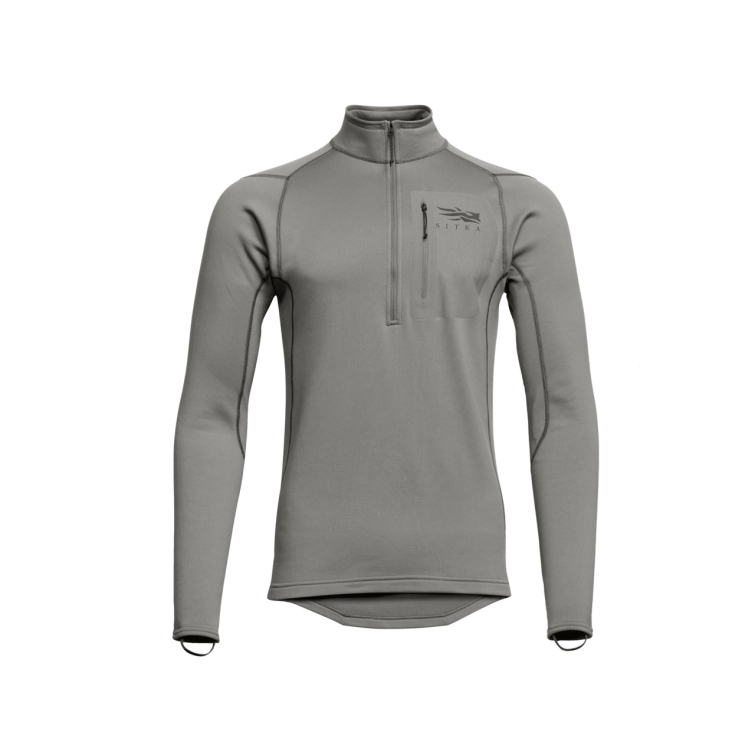 Водолазка SITKA Core Mid Wt Zip-T New цвет Woodsmoke фото 1