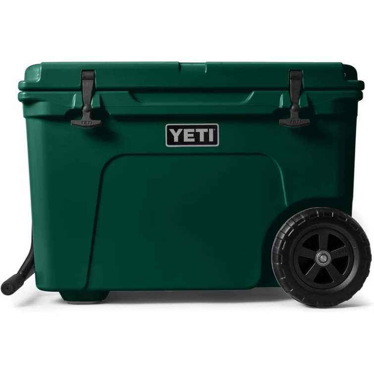 Контейнер изотермический YETI Tundra Haul Wheeled Cool Box цвет Black Forest Green фото 1