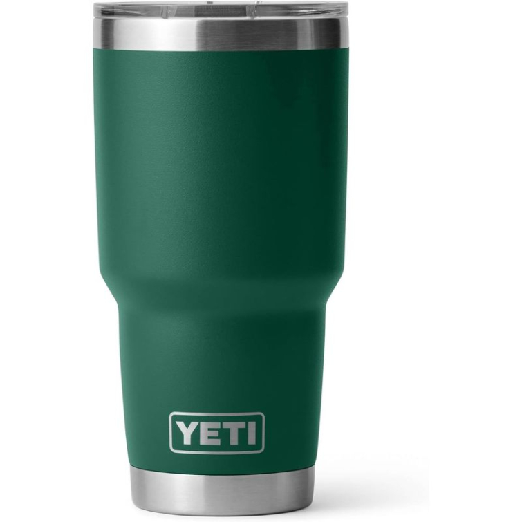 Термокружка YETI Rambler Tumbler w/Magslider Lid 887 (30 oz) цв. Black Forest Green фото 1