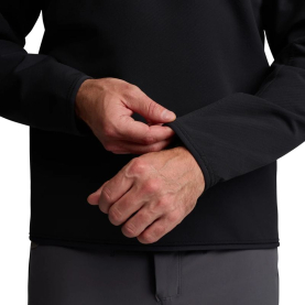 Толстовка SITKA Alpha Fleece 1/4 Zip Pullover цвет Black превью 3