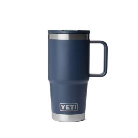 Термокружка YETI Rambler Travel Straw Mug 591 (20 oz) цв. Navy превью 1