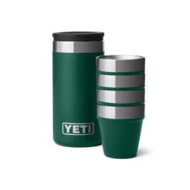 Набор рюмок YETI Shot Glasses & Case цв. Black Forest Green превью 1